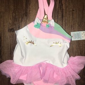 unicorn swimsuit 5t